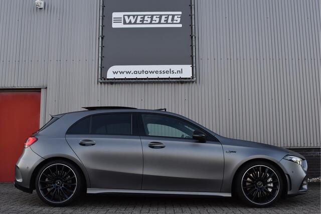 Mercedes-Benz A-KLASSE AMG 35 4MATIC Edition 1 Panorama, Schaalstoelen, Burmester, Memory, Sfeer, 360* camera,