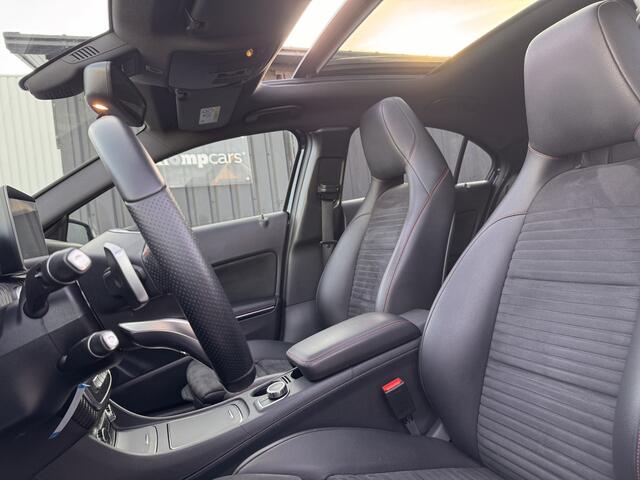 Mercedes-Benz A-KLASSE 180 AMG-Line | Scuifdak| Or.NL-auto-NAP | Automaat | Uniek! Canvasiet Blu