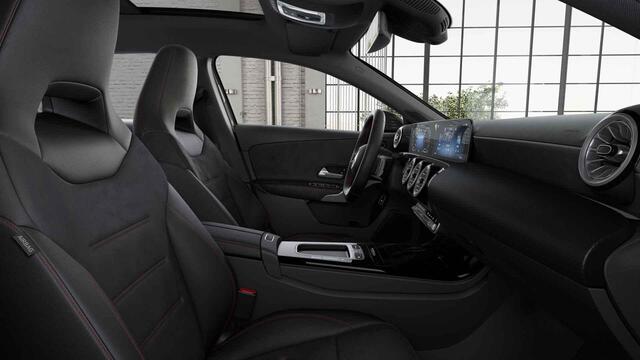 Mercedes-Benz A-KLASSE 250e Business Solution AMG | Dodehoekassistent | Panoramaschuifdak | 360°-camera | 19 inch AMG-velgen |