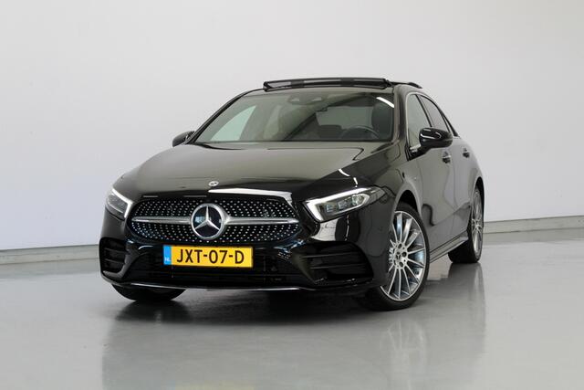 Mercedes-Benz A-KLASSE 250 e Premium Plus AMG-Line | RIJKLAAR | PANORAMADAK | 360GR CAMERA | LEER/ALCANTARA