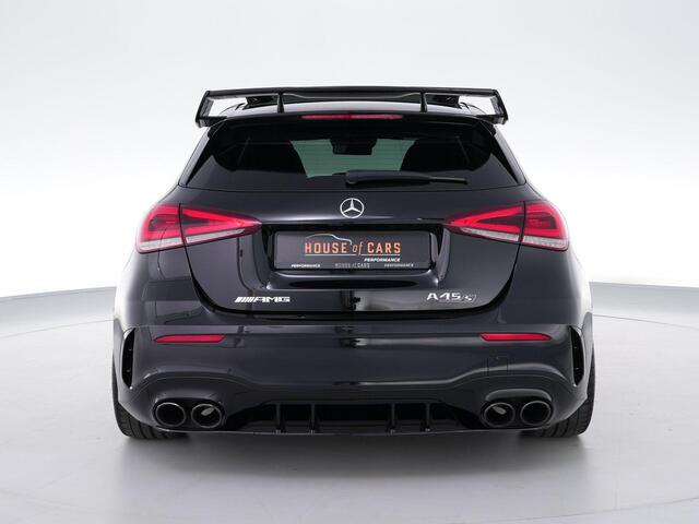 Mercedes-Benz A-KLASSE 45S AMG 485 pk 4MATIC+ Premium Plus |dealer onderhouden|Brabus verlagingsset|Milltek downpipe|schaalstoelen|panoramadak|Burmester|Aero pakket|memory|K&N luchtfilter|