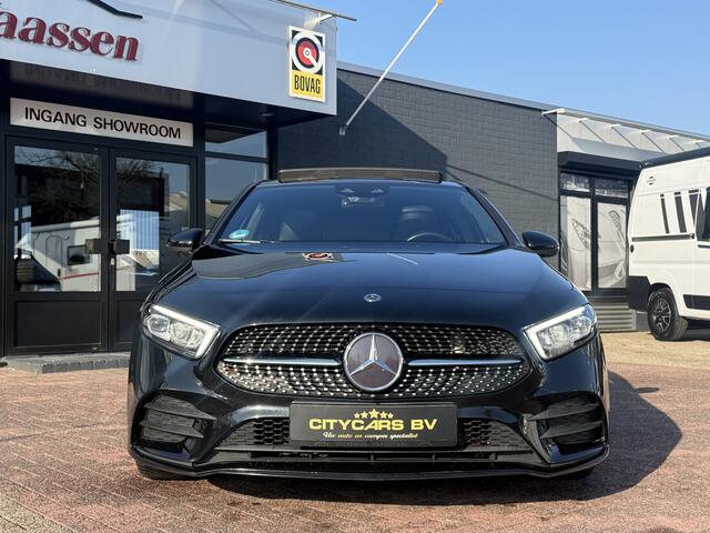 Mercedes-Benz A-KLASSE 200 AMG-Line Launch Edition Premium automaat pano navi climate tcr cruise ctr leder lmv 18 inch keyless-go dealer OH