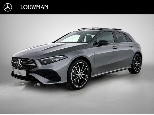 Mercedes-Benz A-KLASSE 250 e Business Solution AMG | AMG Line Plus pakket | Nightpakket | Smartphone-integratie | Panoramaschuifdak | MULTIBEAM LED | 360° camera | Head-up display | 19 inch AMG velgen | Augmented Reality navigatie |
