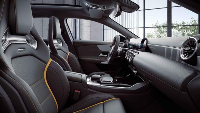 Mercedes-Benz A-KLASSE AMG 45 S 4MATIC+ | Headup display | Night | AMG Aerodynamica pakket | Memory | Panoramadak |