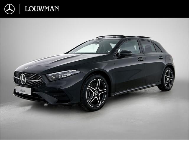 Mercedes-Benz A-KLASSE 250 e Business Solution AMG | Nightpakket | Smartphone-integratie | Panoramaschuifdak | MULTIBEAM LED | THERMOTRONIC | Sfeerverlichting | Stoelverwarming voor |