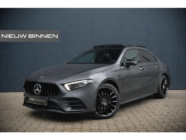 Mercedes-Benz A-KLASSE 200 Launch Edition Premium Plus AMG | Stoelverwarming | Camera | Ambiance Verlichting | Multibeam | Keyless | Memory Seats | Navigatie | Cruise Control |