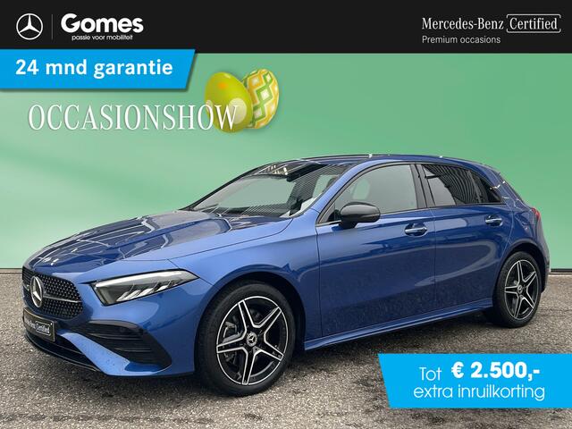 Mercedes-Benz A-KLASSE 250 e AMG Line | Night Pakket | Apple CarPlay | Android Auto | Sfeerverlichting | Stoelverwarming | Achteruitrijcamera | Parkeersensoren | Elektrisch Inklapbare Buitenspiegels