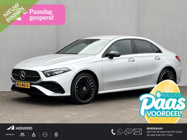 Mercedes-Benz A-KLASSE 250 e AMG Line Design Plug-in Automaat / Dealer onderhouden / 1e eigenaar / 1.600 kg trekgewicht / Navigatie / Camera / 19" AMG + All Season banden / Matrix Led Beam / Stoelverwarming /