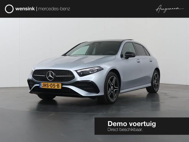 Mercedes-Benz A-KLASSE 250e Business Solution AMG | Panoramaschuifdak | Stoelverwarming | Achteruitrijcamera | MULTIBEAM LED | Nightpakket |