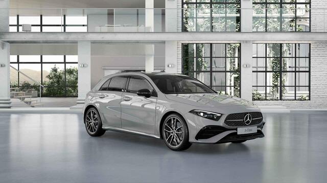 Mercedes-Benz A-KLASSE 250e Business Solution AMG | Panoramaschuifdak | AMG Line Plus pakket | 19"AMG-velgen | Head-up display | Dodehoekassistent |