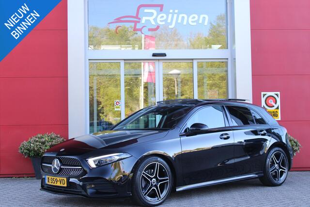 Mercedes-Benz A-KLASSE 180 BUSINESS SOLUTION AMG | PANORAMA SCHUIF/KANTEL DAK | SFEER VERLICHTING | ELEKTRISCH VERSTELBARE VOORSTOELEN MET GEHEUGEN FUNCTIE | STOEL VERWARMING OP BEIDE VOORSTOELEN | MULTIBEAM LED KOPLAMPEN | ACHTERUITRIJ CAMERA | APPLE CARPLAY/ANDROID AUTO | NAV