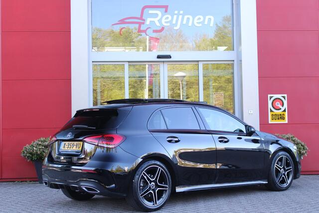 Mercedes-Benz A-KLASSE 180 BUSINESS SOLUTION AMG | PANORAMA SCHUIF/KANTEL DAK | SFEER VERLICHTING | ELEKTRISCH VERSTELBARE VOORSTOELEN MET GEHEUGEN FUNCTIE | STOEL VERWARMING OP BEIDE VOORSTOELEN | MULTIBEAM LED KOPLAMPEN | ACHTERUITRIJ CAMERA | APPLE CARPLAY/ANDROID AUTO | NAV