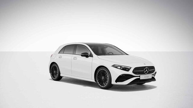 Mercedes-Benz A-KLASSE 250 e Star Edition AMG Line | Night | Panoramadak | Multispaaks AMG velgen| Widescreen | Sfeerverlichting | Stoelverwarming |