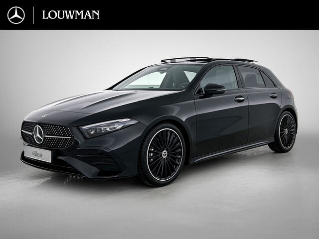 Mercedes-Benz A-KLASSE 180 Business Solution AMG | Nightpakket | 19 inch multispaaks AMG-velgen | Panoramaschuifdak | Smartphone-integratie | Sfeerverlichting | PARKTRONIC |