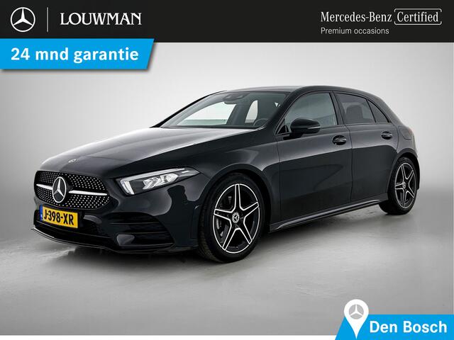 Mercedes-Benz A-KLASSE 160 Business Solution AMG Nightpakket | Trekhaak | Sfeerverlichting | Augmented Reality | Led | Parkeerpakket met Camera | Inclusief 24 maanden Mercedes-Benz Certified garantie voor Europa.