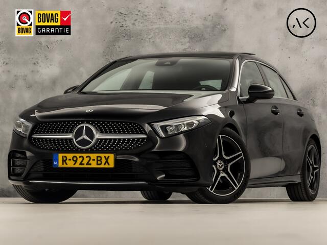 Mercedes-Benz A-KLASSE 180 AMG Sport Automaat (PANORAMADAK, GROOT NAVI, LEDER/ALCANTARA, CAMERA, STOELVERWARMING, SPORTSTOELEN, NIEUWE APK, LANE ASSIST, NIEUWSTAAT)