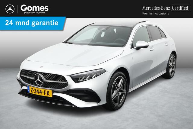 Mercedes-Benz A-KLASSE 250 e AMG | Panoramadak | Dodehoekassistent | Privacy Glas Achter | Sfeerverlichting | Stoelverwarming | Parkeersensoren |