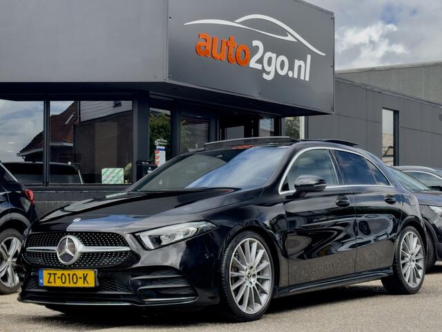 Mercedes-Benz A-KLASSE 200 AUT7 AMG-STYLING PREMIUM PLUS PANODAK LEDER 19 INCH-LMV NAVI CAMERA DIGI-DASH APPLE-CARPLAY LED PDC