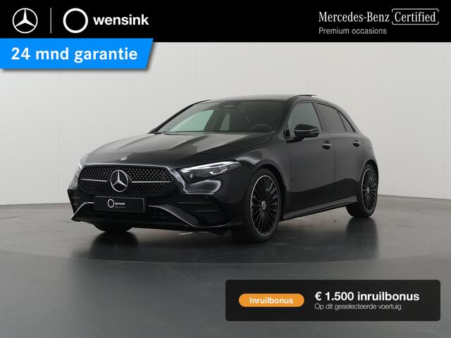 Mercedes-Benz A-KLASSE 180 Business Solution AMG | Panoramaschuifdak | Premium Plus | Head-Up | MULTIBEAM LED | Dodehoekassistent | 19 inch AMG-velgen |