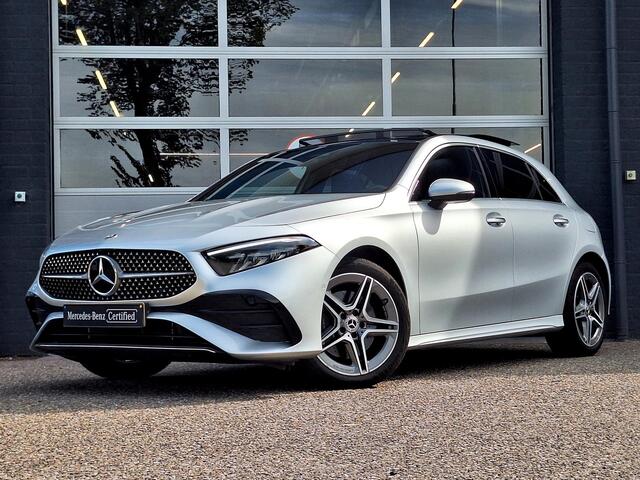 Mercedes-Benz A-KLASSE 250 e AMG | Panoramadak | Achteruitrijcamera | Dodehoekassistent | Privacy Glas Achter | Sfeerverlichting | Stoelverwarming | Parkeersensoren Rondom | Widescreen | Keyless-GO