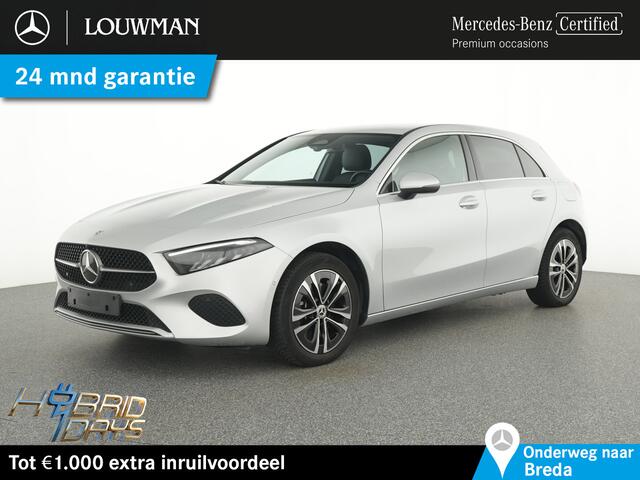 Mercedes-Benz A-KLASSE 250 e Plug-In Hybride Ledkoplampen | Stoelverwarming | Parkeerpakket met achteruitrijcamera | Dodehoekassistent. Inclusief 24 maanden Mercedes-Benz Certified garantie voor Europa.