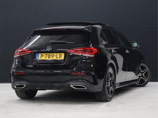 Mercedes-Benz A-KLASSE 180 AMG Sport [SCHUIFKANTELDAK, SFEERVERLICHTING, APPLE CARPLAY, ANDROID, SPORTSTOELEN, STOELVERWARMING, CAMERA, PDC V+A, CRUISE, CLIMATE, NIEUWSTAAT]