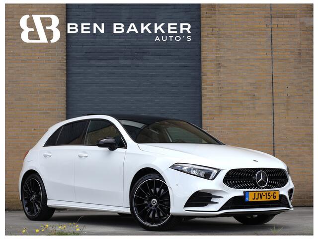 Mercedes-Benz A-KLASSE 250 e AMG Line Pano | Sfeerverlichting | ACC | Night Pack | 19" AMG Zwart