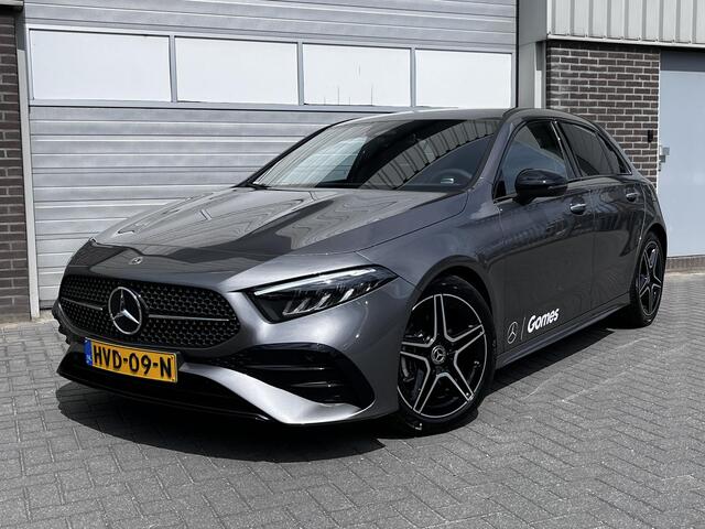 Mercedes-Benz A-KLASSE 180 Star Edition AMG | Night Pakket | Apple CarPlay | Android Auto | Sfeerverlichting | Stoelverwarming | Parkeersensoren | Achteruitrijcamera | Elektrisch Inklapbare Buitenspiegels