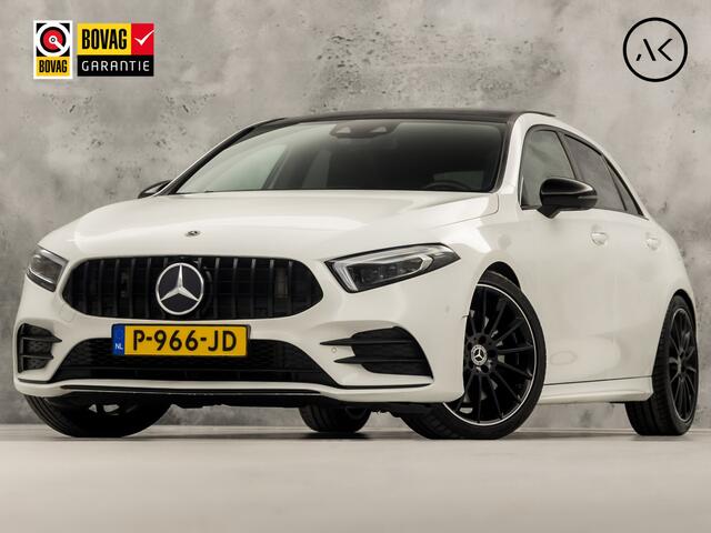 Mercedes-Benz A-KLASSE 250 AMG Sport 224Pk Automaat (PANORAMADAK, MEMORY SEATS, 360 CAMERA, BURMESTER, GROOT NAVI, SFEERVERLICHTING, WIDESCREEN, ADAPTIVE CRUISE, NIEUWSTAAT)