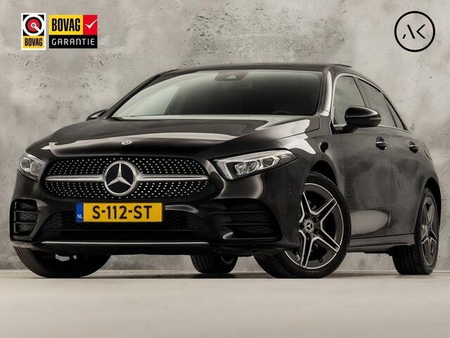 Mercedes-Benz A-KLASSE 250 e AMG Sport 218Pk Automaat (PANORAMADAK, GROOT NAVI, SFEERVERLICHTING, CAMERA, GETINT GLAS, SPORTSTOELEN, LEDER/ALCANTARA, STOELVERWARMING, NIEUWSTAAT)