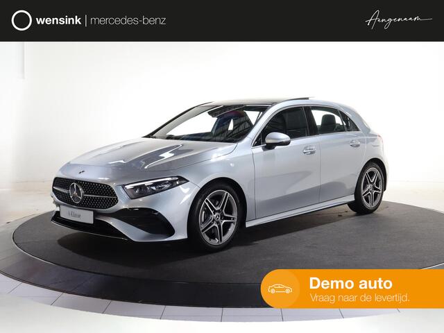 Mercedes-Benz A-KLASSE 180 Business Solution AMG | 30-06-2026 Beschikbaar | Panoramaschuifdak | Achteruitrijcamera | Nightpakket | MULTIBEAM LED | Stoelverwarming |