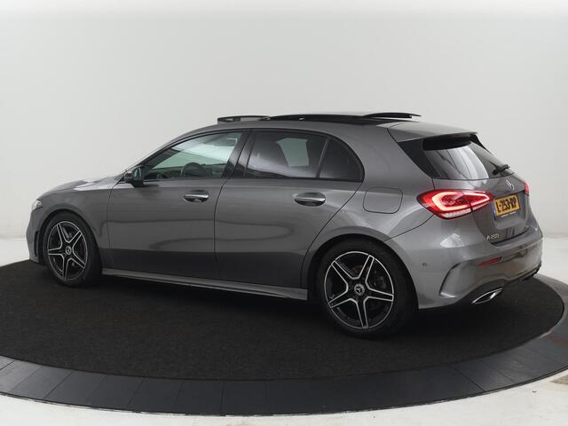 Mercedes-Benz A-KLASSE 200 AMG Business Solution Aut. | Pano | LED | Half Leder | Sfeerverlichting | Elec. Stoelen | Stoelverwarming | Virtual Display | Navi | Camera | Trekaak | Carplay