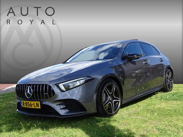 Mercedes-Benz A-KLASSE AMG 35 4MATIC Premium PANORAMADAK | SFEERVERLICHTING | DODEHOEKDETECTIE | CAMERA | NAVIGATIE | STOELVERWARMING | PARKEERSENSOREN | APPLE CARPLAY/ANDROID AUTO | MATRIX LED KOPLAMPEN | AIRCO/ECC | CRUISECONTROL