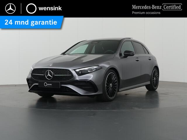 Mercedes-Benz A-KLASSE 180 Business Solution AMG | Panoramadak | Premium plus | Elek. Stoelen met Geheugen | HUD | Stoelverwarming | Parkeercamera | Multibeam LED | Keyless Entry/Go |