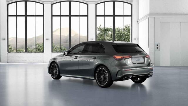 Mercedes-Benz A-KLASSE 180 Business Solution AMG | Panoramadak | Premium Plus | Nightpakket | 19" Multispaak AMG velgen | Stoelverwarming | 360° Camera | HUD |