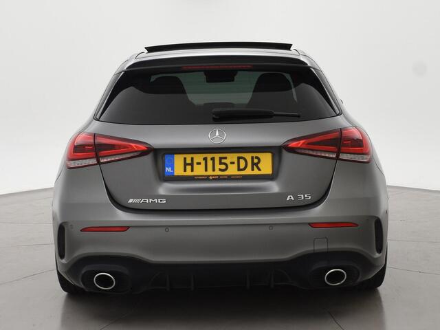 Mercedes-Benz A-KLASSE AMG 35 4MATIC 306 PK ORIG. NL PANORAMA | BURMESTER | 360 CAMERA | MAGNO MOUNTAIN GRAY | PERFORMANCE SEATS