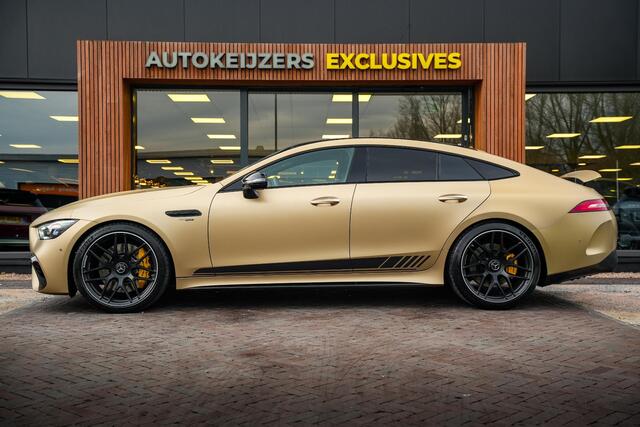 Mercedes-Benz AMG-GT 53 AMG Edition Magno Gold Panodak Burmester Memory Stoelventilatie Widescreen 360 Camera