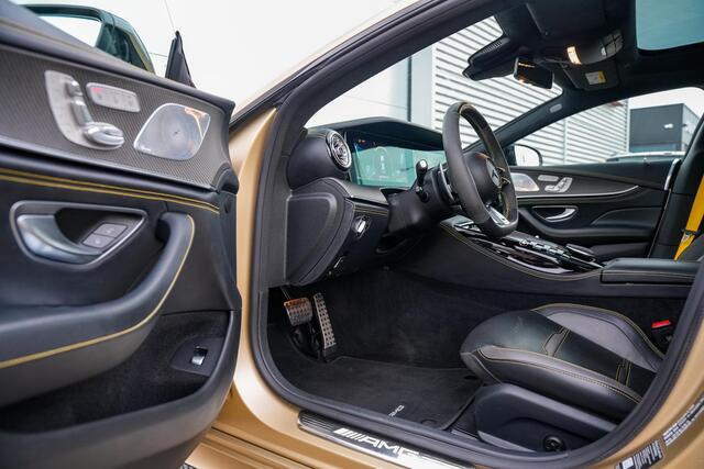 Mercedes-Benz AMG-GT 53 AMG Edition Magno Gold Panodak Burmester Memory Stoelventilatie Widescreen 360 Camera