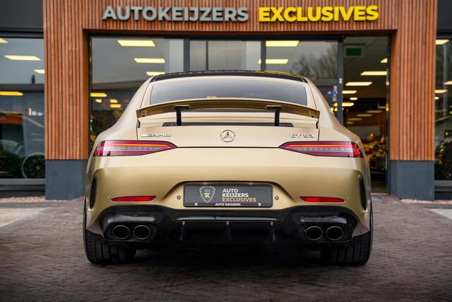 Mercedes-Benz AMG-GT 53 AMG Edition Magno Gold Panodak Burmester Memory Stoelventilatie Widescreen 360 Camera