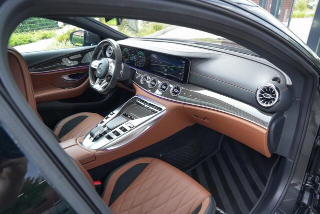 Mercedes-Benz AMG-GT 4-Door Coupe 63S AMG 640pk 4MATIC+ Premium Plus |Org NL|1e lak|dealer onderhouden|schuif/kantel|Burmester|keramisch|track pace|HUD|memory|Carbon exterieur|Carbon interieur|luchtvering|360 camera|21"|