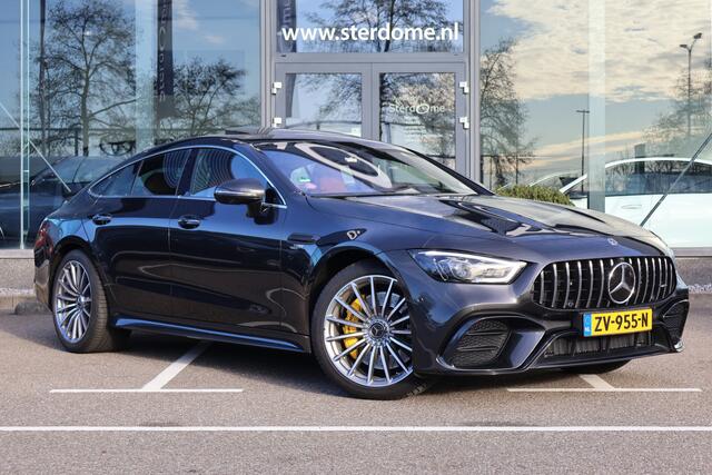 Mercedes-Benz AMG-GT 4-Door Coupe AMG 53 4MATIC+ Premium Plus I Performance stoelen I Achteras besturing I Luchtvering I Schuifdak I 360 camera I Distronic I Burmester I Head-up I Carbon pakket I I Nederlandse auto I 4 zitter I 1e eigenaar I Bruin leder I BTW auto I