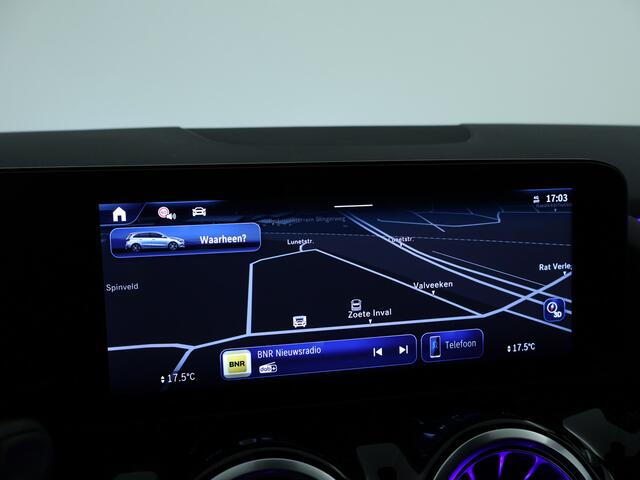 Mercedes-Benz B-KLASSE 180 Star Edition AMG Line | Dodehoekassistent | Parkeerpakket met achteruitrijcamera | Keyless-Go comfortpakket | USB-pakket plus | Verwarmde stoelen vooraan | Sfeerverlichting | EASY PACK achterklep |