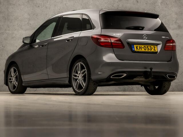 Mercedes-Benz B-KLASSE 180 AMG Sport Automaat (PANORAMADAK, GROOT NAVI, SFEERVERLICHTING, RODE GORDELS, LEDER/ALCANTARA, SPORTSTOELEN, GETINT GLAS, TREKHAAK, NIEUWSTAAT)
