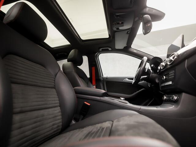 Mercedes-Benz B-KLASSE 180 AMG Sport Automaat (PANORAMADAK, GROOT NAVI, SFEERVERLICHTING, RODE GORDELS, LEDER/ALCANTARA, SPORTSTOELEN, GETINT GLAS, TREKHAAK, NIEUWSTAAT)