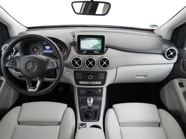 Mercedes-Benz B-KLASSE 180CDI Leer Navi Camera Ecc Sport-Comfort-Stoelen+Verwarmd Cruise Control Ambition Collission prev asst Bluetooth Keyless Licht en Zicht pakket Alarmoproepsysteem knie-airbag BlueEFFICIENCY Euro 6