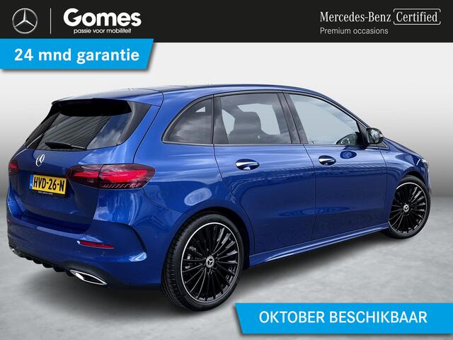 Mercedes-Benz B-KLASSE 180 Star Edition AMG | Night Pakket | Panoramadak | Dodehoekassistent | MULTIBEAM LED Koplampen | Apple CarPlay | Android Auto | Sfeerverlichting | Stoelverwarming | Achteruitrijcamera | Elektrisch Inklapbare Buitenspiegels