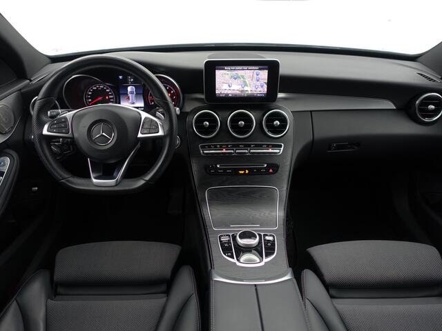 Mercedes-Benz C-KLASSE Estate 180 AMG Night Edition Aut- Panodak I Xenon Led I Sfeerverlichting I Burmester I Stoelverwarming I Keyless