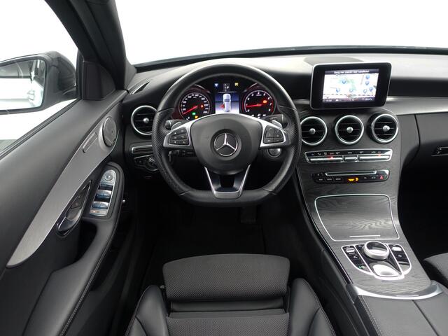Mercedes-Benz C-KLASSE Estate 180 AMG Night Edition Aut- Panodak I Xenon Led I Sfeerverlichting I Burmester I Stoelverwarming I Keyless