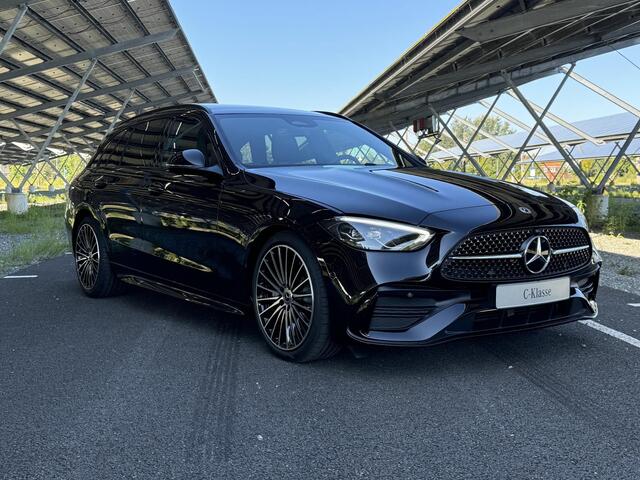 Mercedes-Benz C-KLASSE 180 AMG Line | Panoramadak | Massage stoelen | Stoelverwarming/ventilatie | Sfeerverlichting | Parkeercamera | Parfumering |