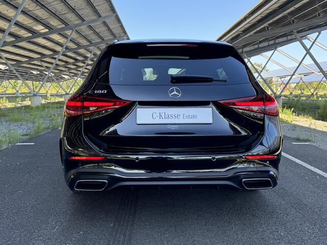 Mercedes-Benz C-KLASSE 180 AMG Line | Panoramadak | Massage stoelen | Stoelverwarming/ventilatie | Sfeerverlichting | Parkeercamera | Parfumering |